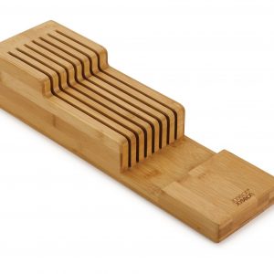 JOSEPH JOSEPH DRAWER STORE BAMBOO 2-TIER KNIFE ORGANIZER